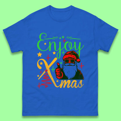 santa claus thumbs up christmas t shirt