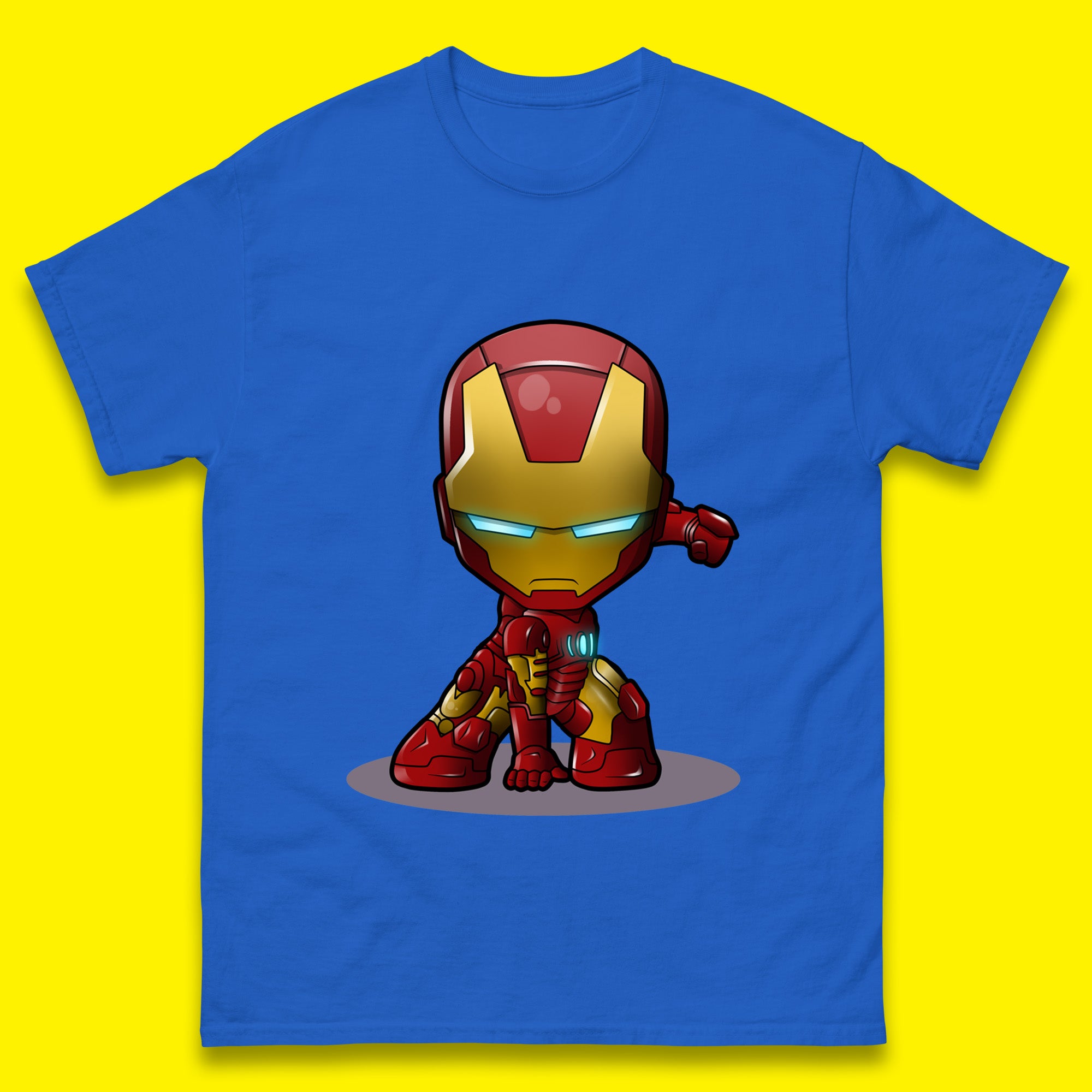 Marvel Avenger Iron Man Movie Character Ironman Costume Superhero Marvel Comics Mens Tee Top