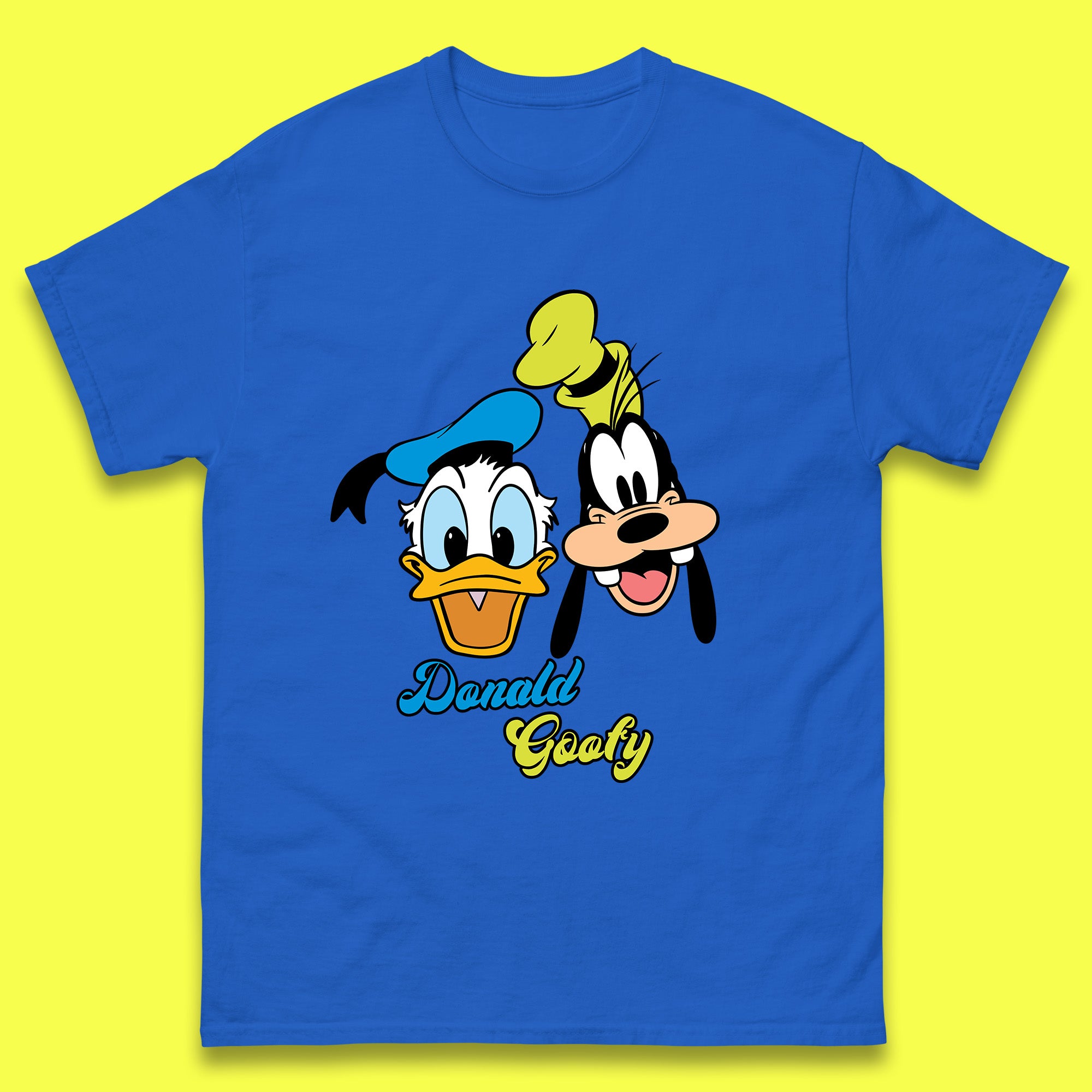 Disney Cartoon Characters Donald Duck And Pluto Goofy Face Disney World Trip Disney Vacation Mens Tee Top