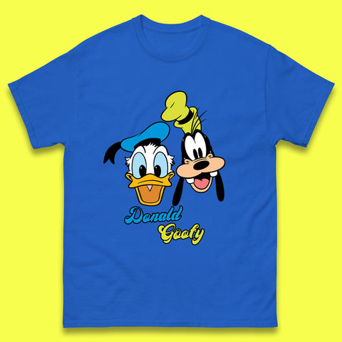 Disney Cartoon Characters Donald Duck And Pluto Goofy Face Disney World Trip Disney Vacation Mens Tee Top