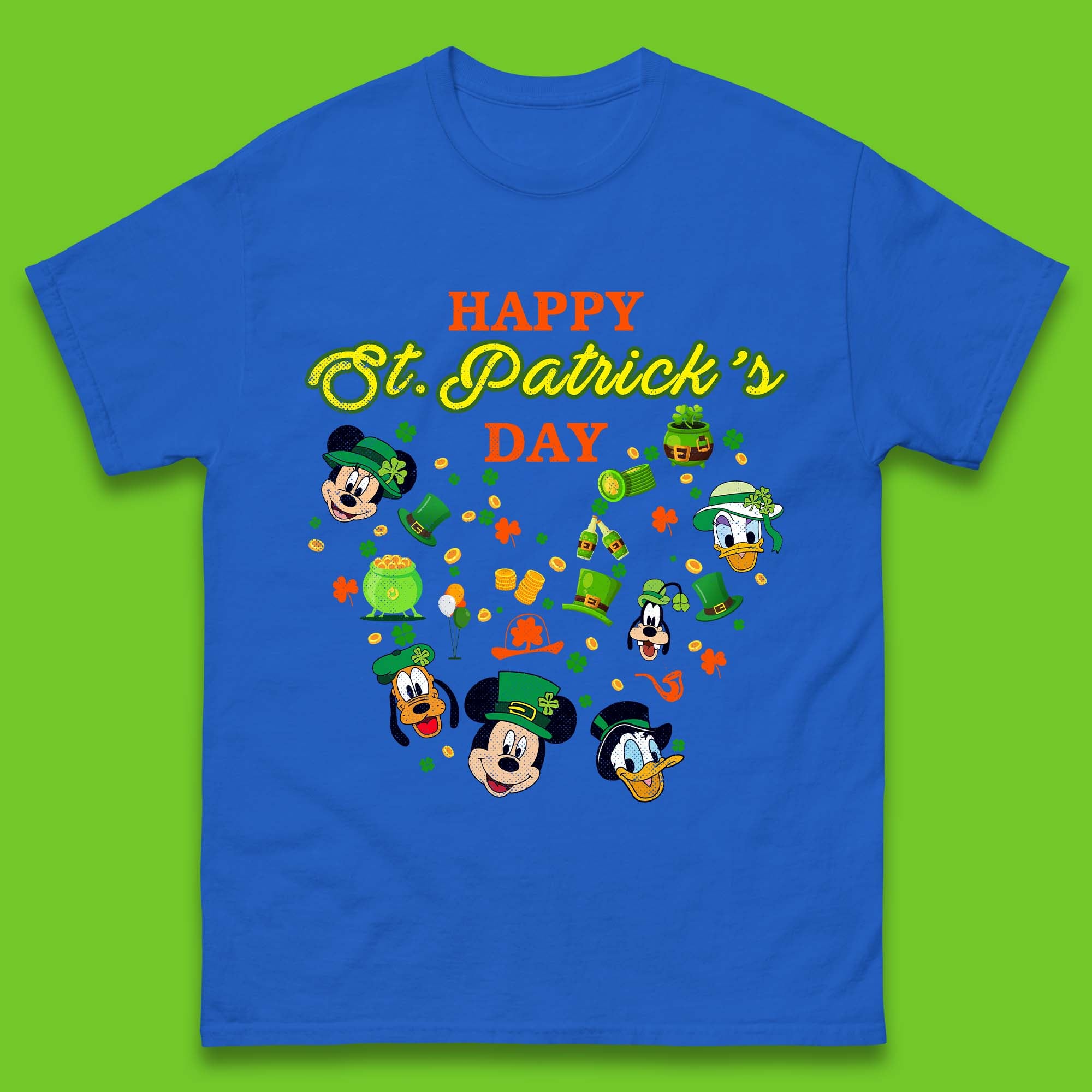 Disney Happy St. Patrick's Day Mens T-Shirt