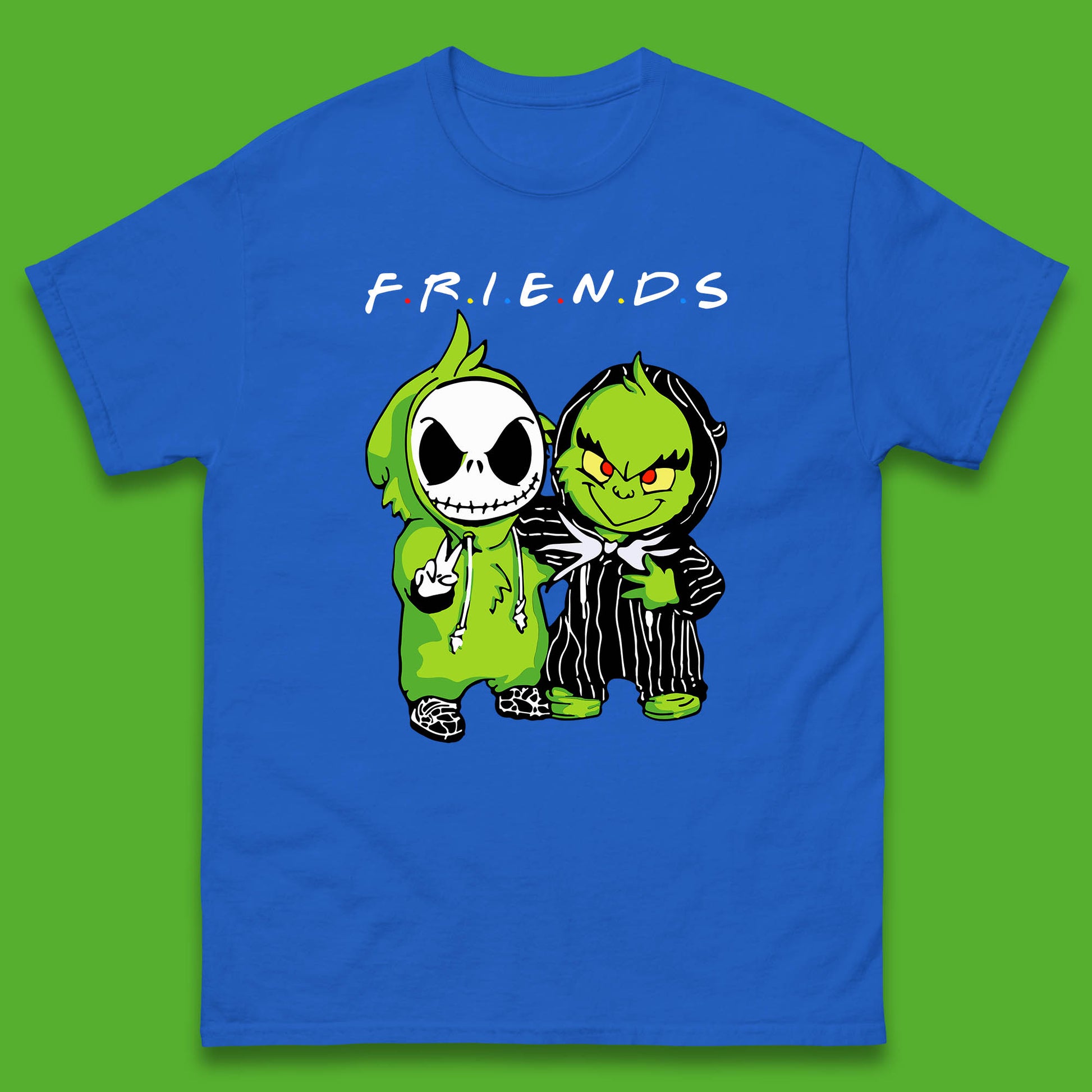 grinch and jack skellington t shirt