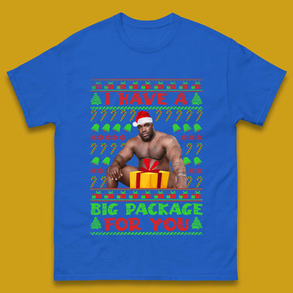 Big Package Ugly Christmas Mens T-Shirt