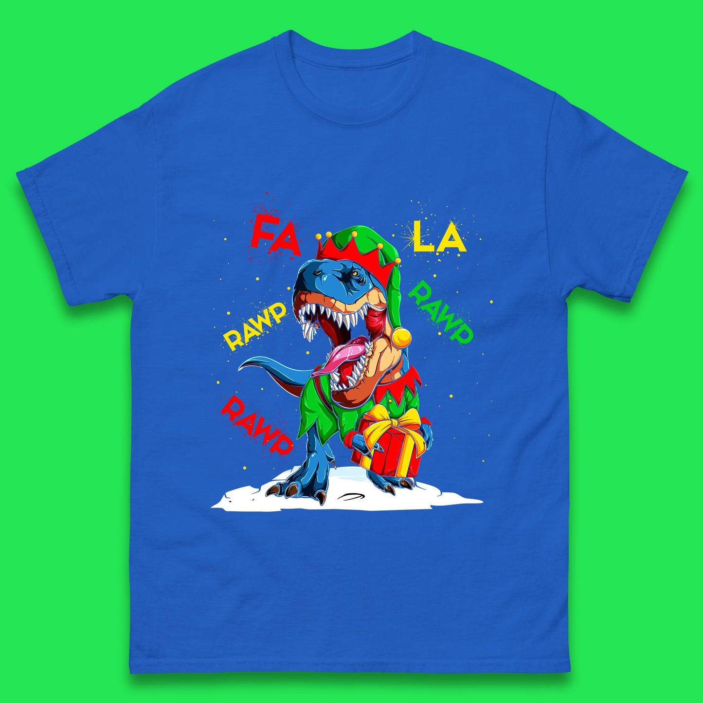 christmas dinosaur t shirt