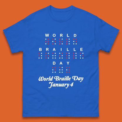 World Braille Day Mens T-Shirt