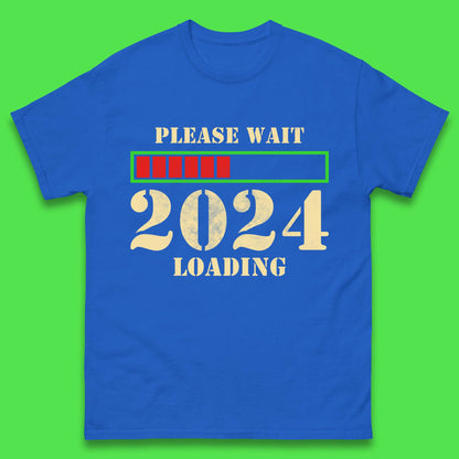 Please Wait 2024 Loading Mens T-Shirt