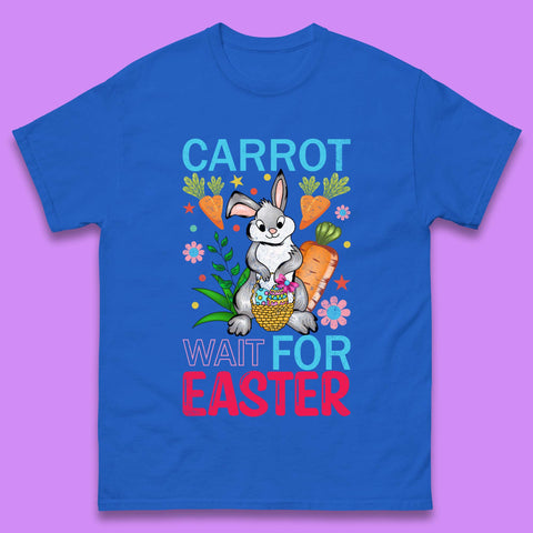 Carrot Wait For Easter Mens T-Shirt
