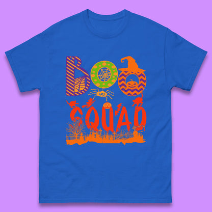 Boo Squad Halloween Matching Costume Horror Boo Crew Mens Tee Top
