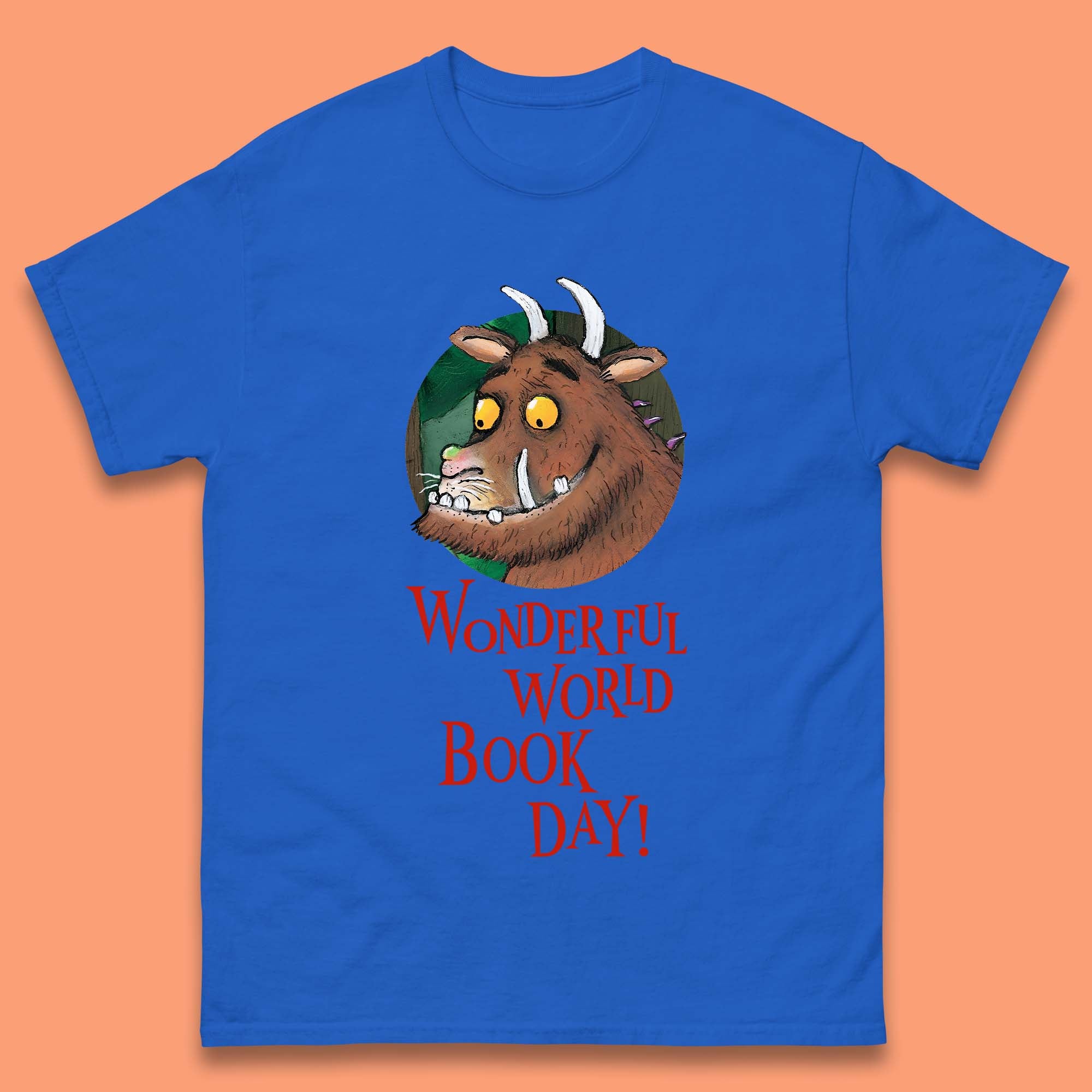 Wonderful World Book Day Mens T-Shirt