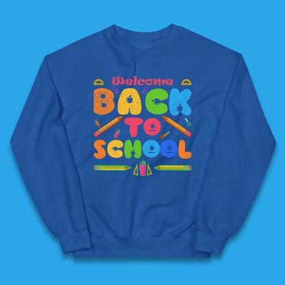 Welcome Back To School Return to the Halls of Learning School Study Gift Kids Jumper