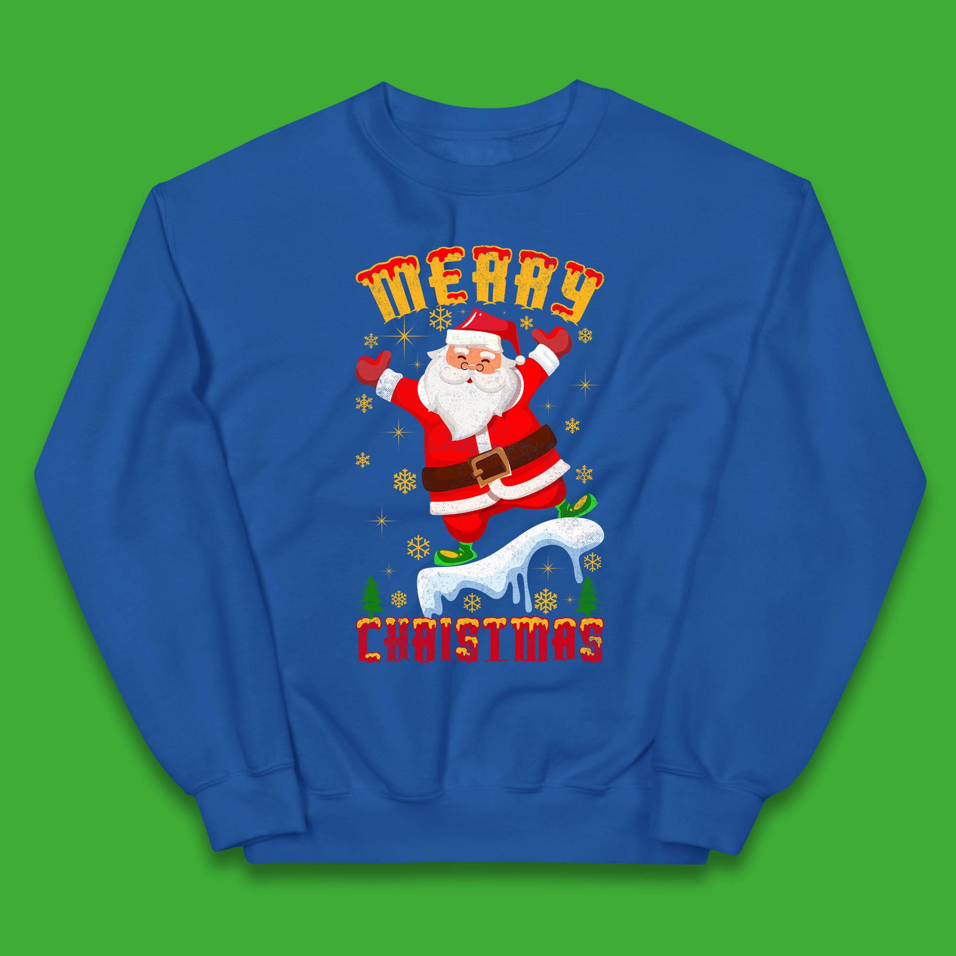 merry christmas santa claus jumper