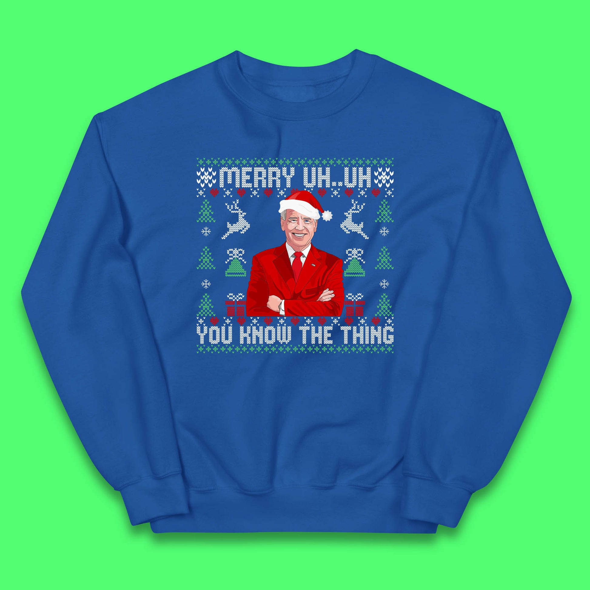 joe biden christmas jumper