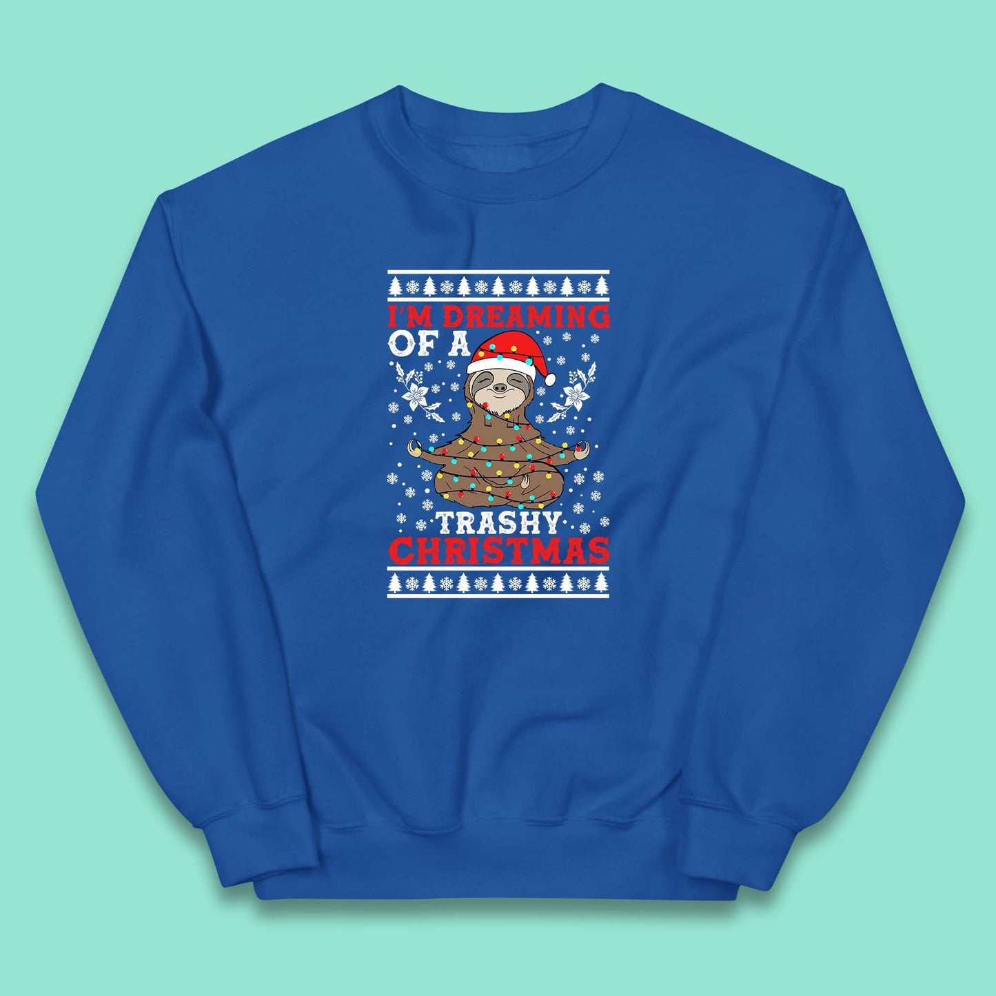 sloth christmas jumper