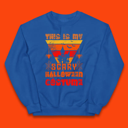 This Is My Scary Halloween Costume Spooky Haunted House Creepy Halloween Kids Jumper
