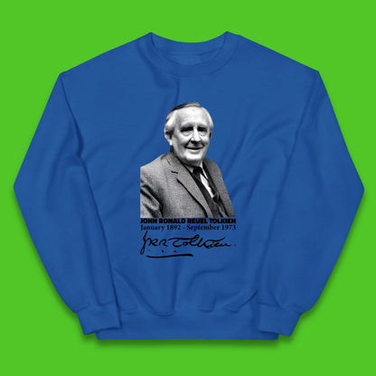John Ronald Reuel Tolkien Signature Kids Jumper