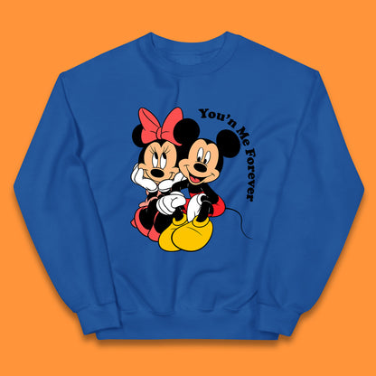 You'n Me Forever Disney Mickey & Minnie Mouse Disneyland Cartoon Characters Disney World Walt Disney Kids Jumper