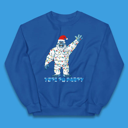 Yeti To Party Christmas Kids Jumper