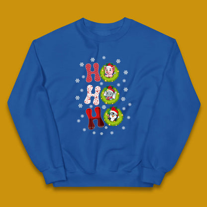 ho ho ho christmas animals jumper