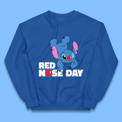 Stitch Red Nose Day Kids Jumper