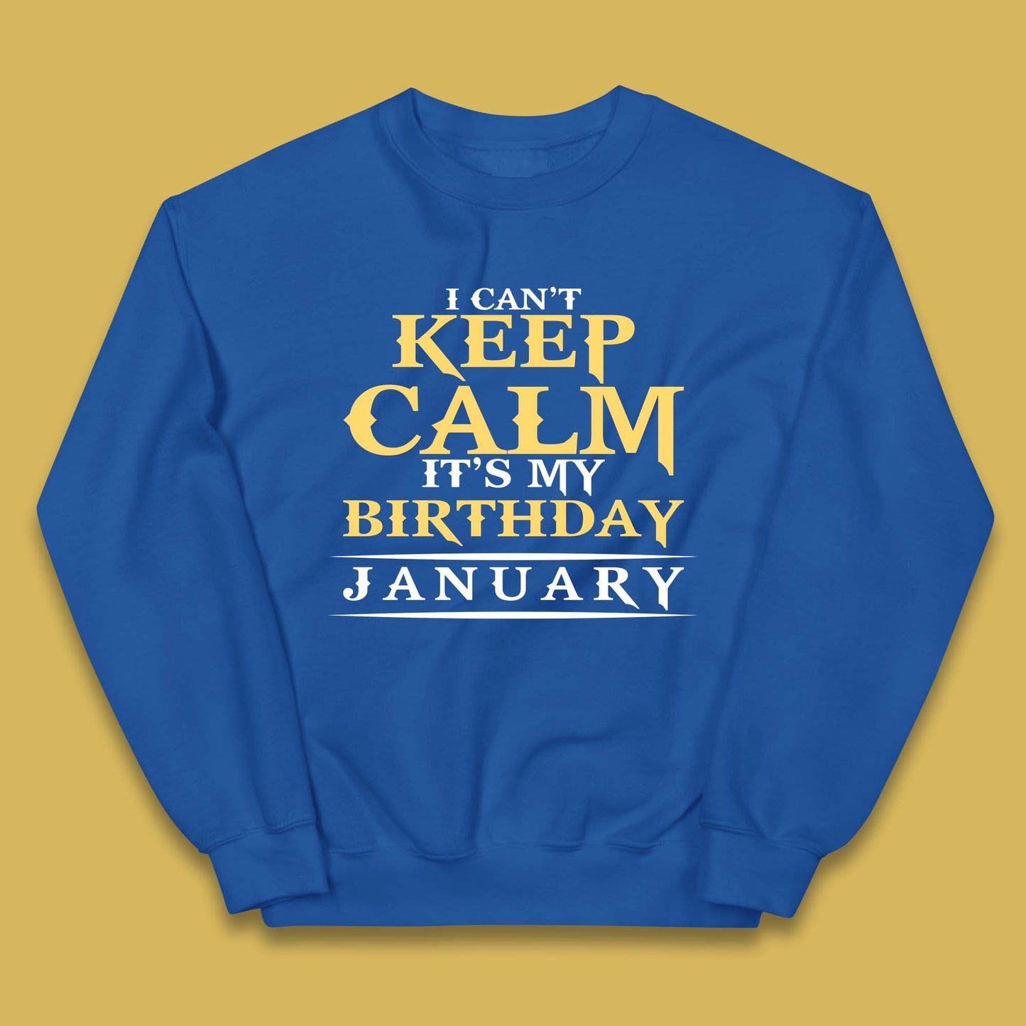 January Birth Party Kids Jumper