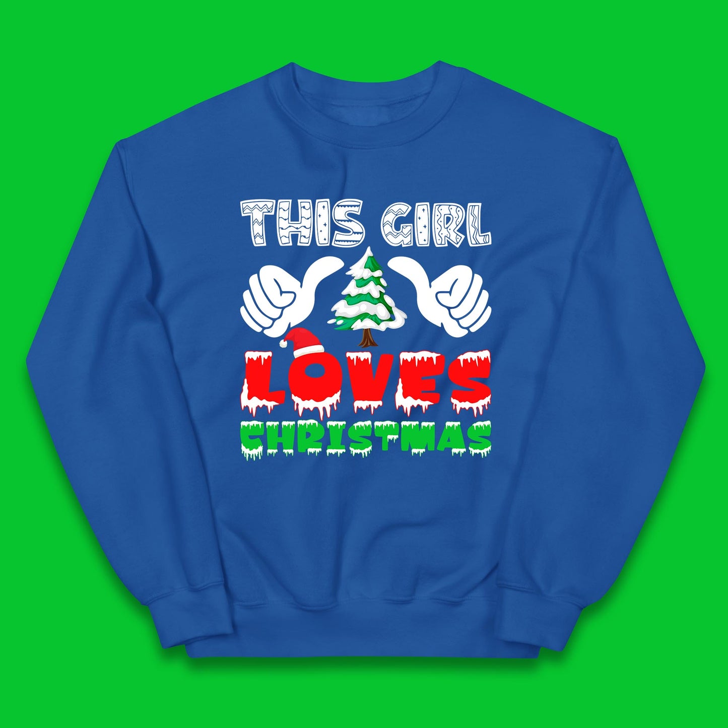 this girl loves christmas jumper