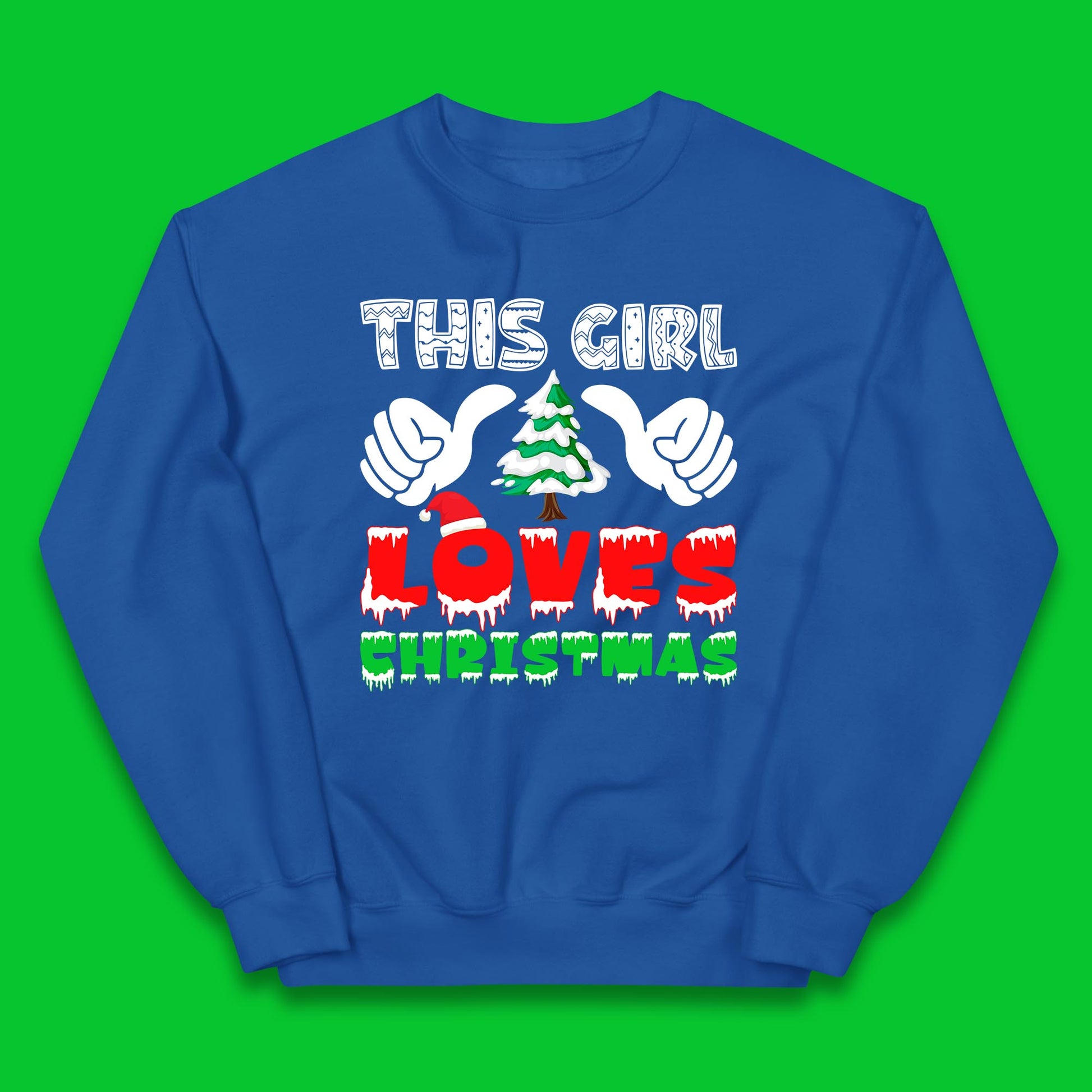 this girl loves christmas jumper