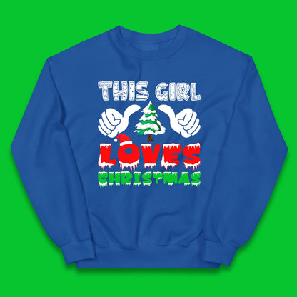 this girl loves christmas jumper