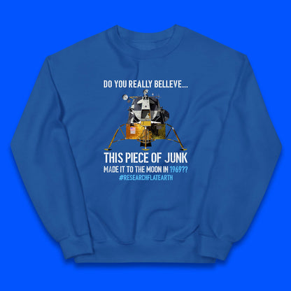 Research Flat Earth Kids Jumper