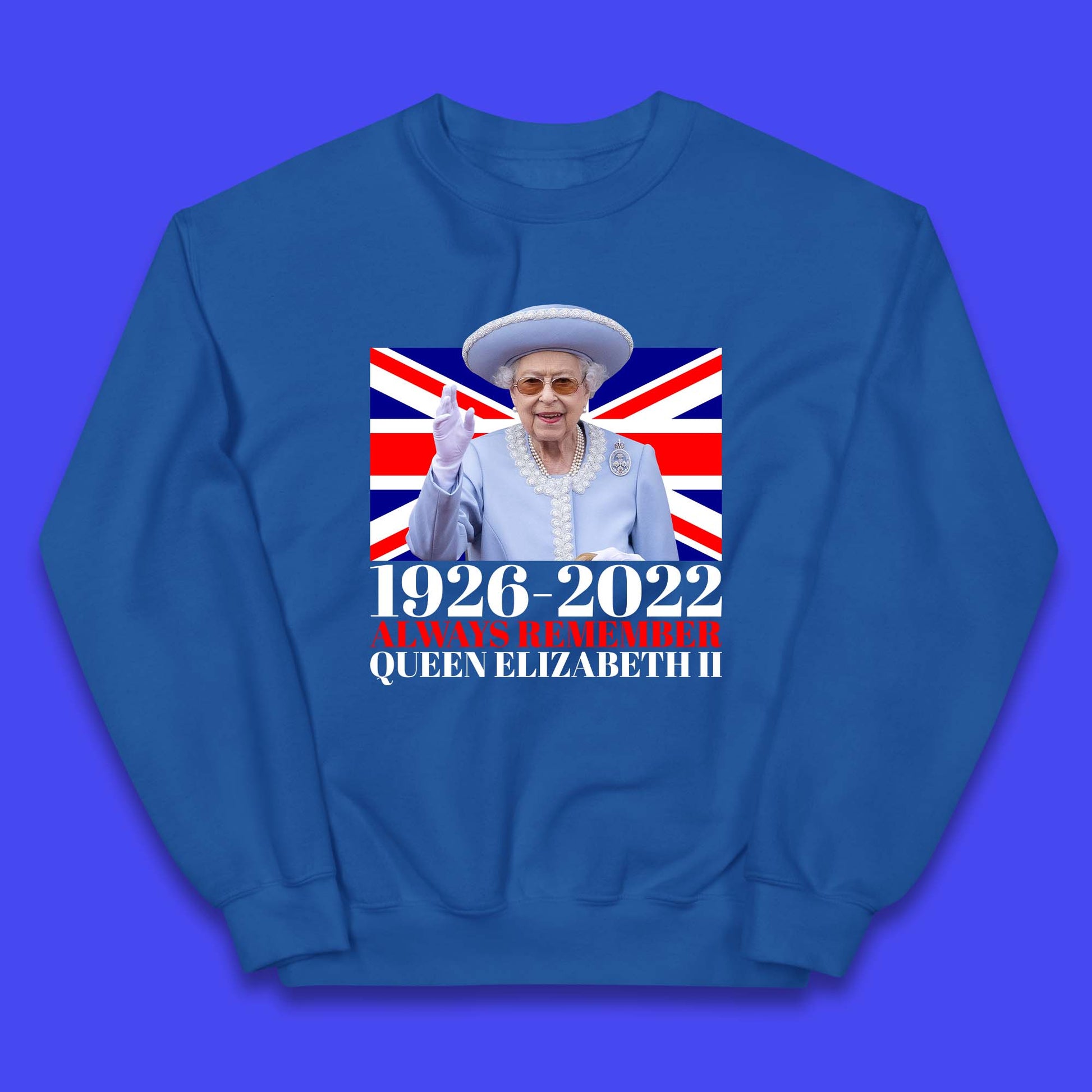 1926-2022 Queen Elizabeth II Kids Jumper