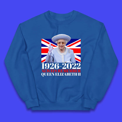 1926-2022 Queen Elizabeth II Kids Jumper