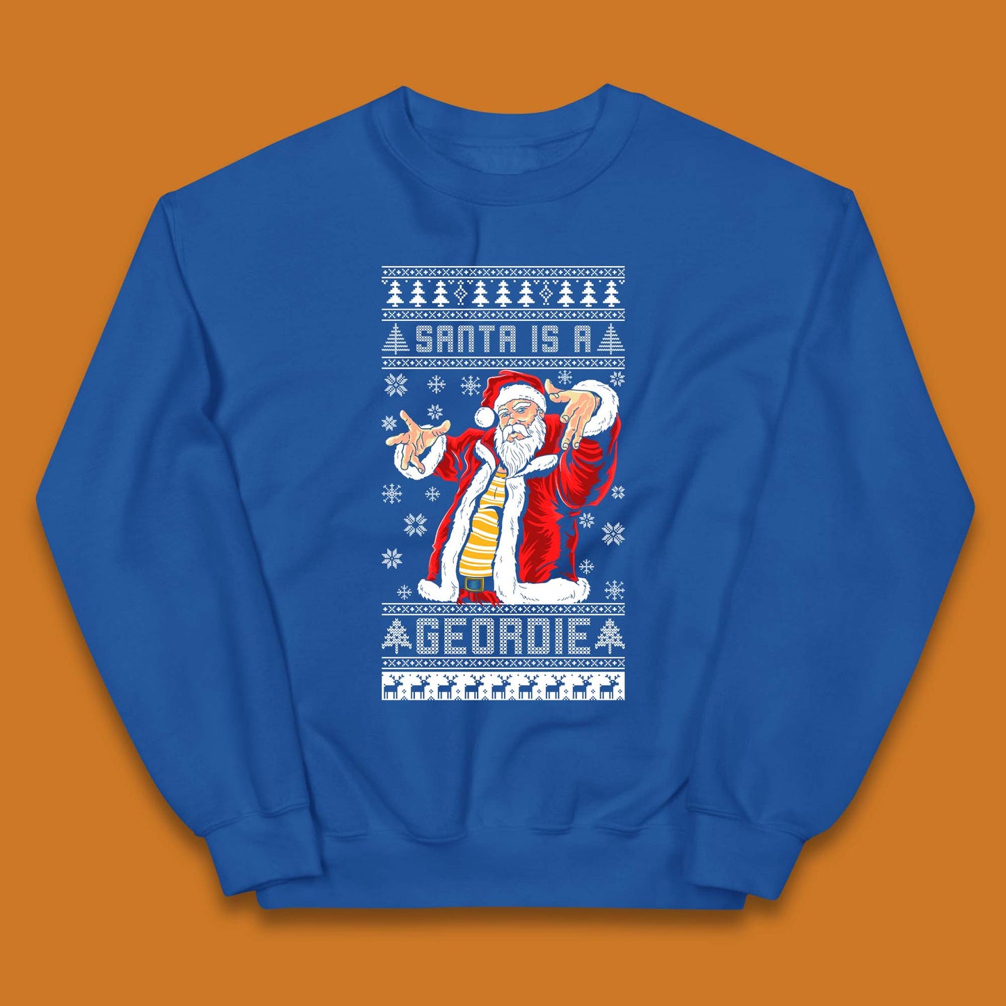 Santa Is A Gerodie Christmas Kids Jumper