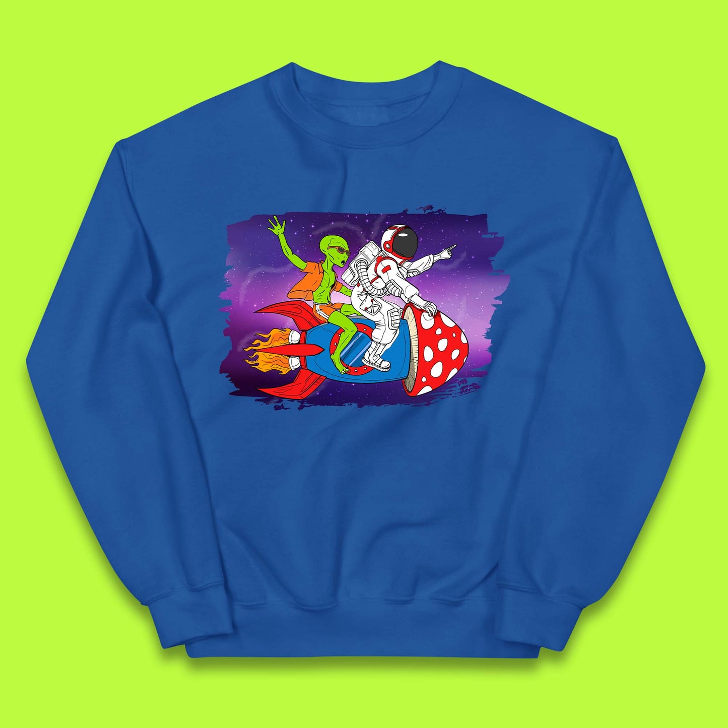 Alien & Astronaut Rocket Ship Kids Jumper