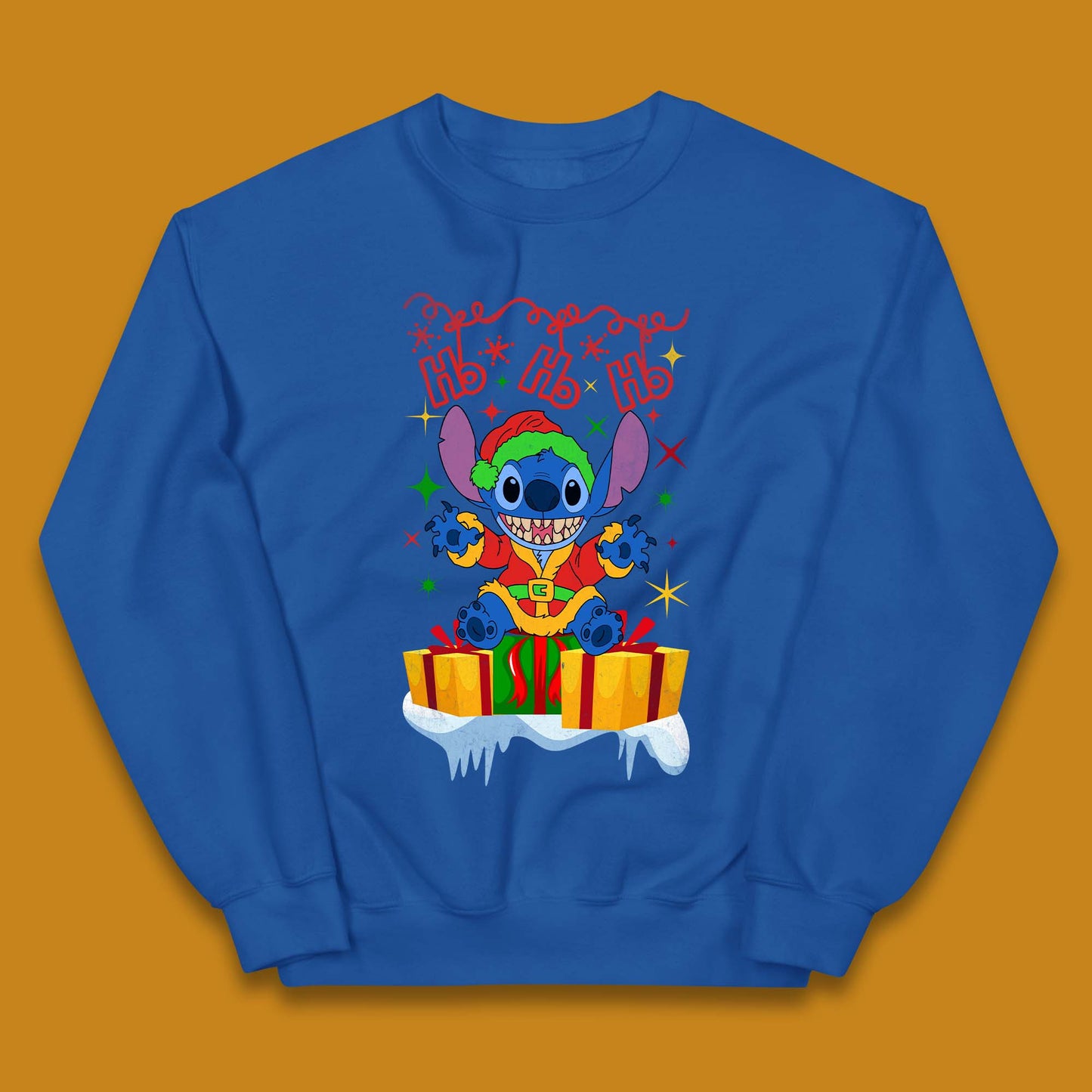 Elf Stitch Christmas Kids Jumper