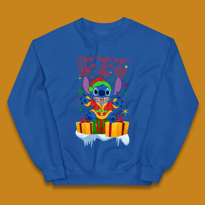 Elf Stitch Christmas Kids Jumper