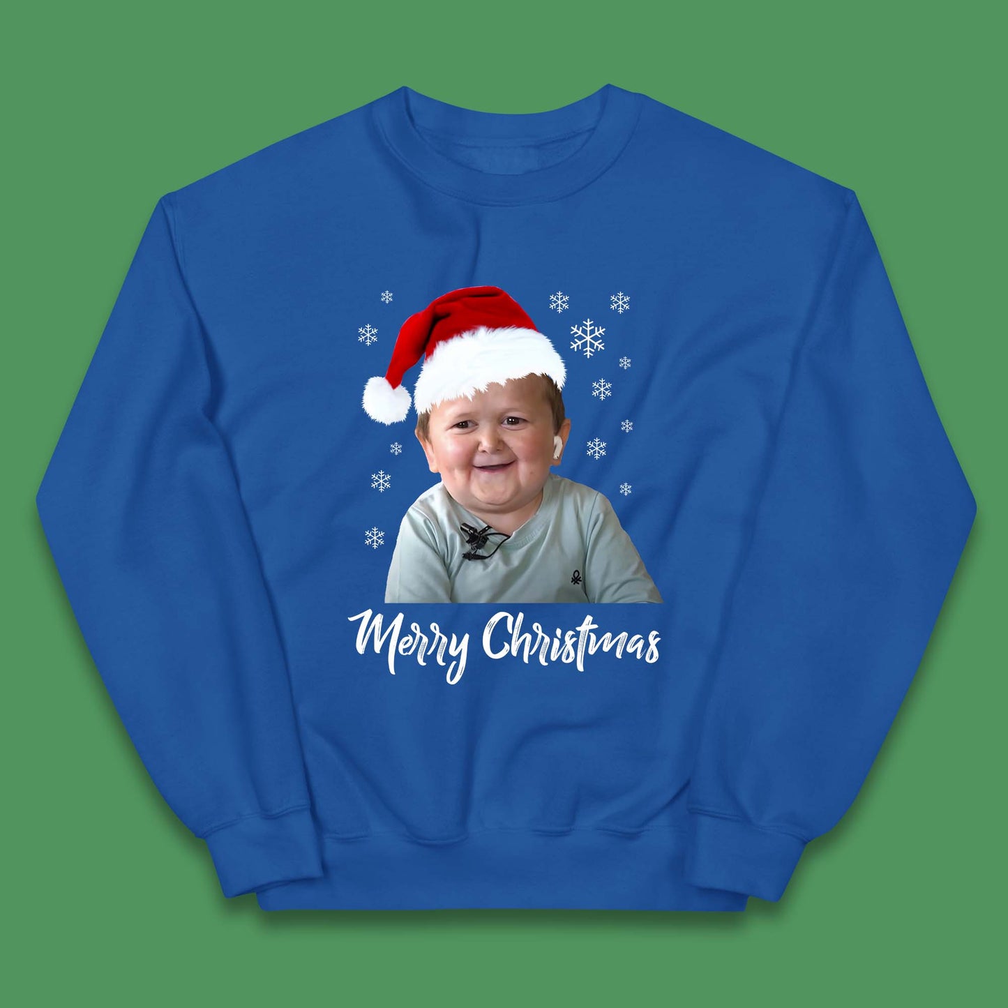 Santa Hasbulla Merry Christmas Kids Jumper