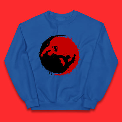Dc Comics American Superheros Superman And Batman Fictional Movie Character Anime Yin Yang Spoof Kids Jumper