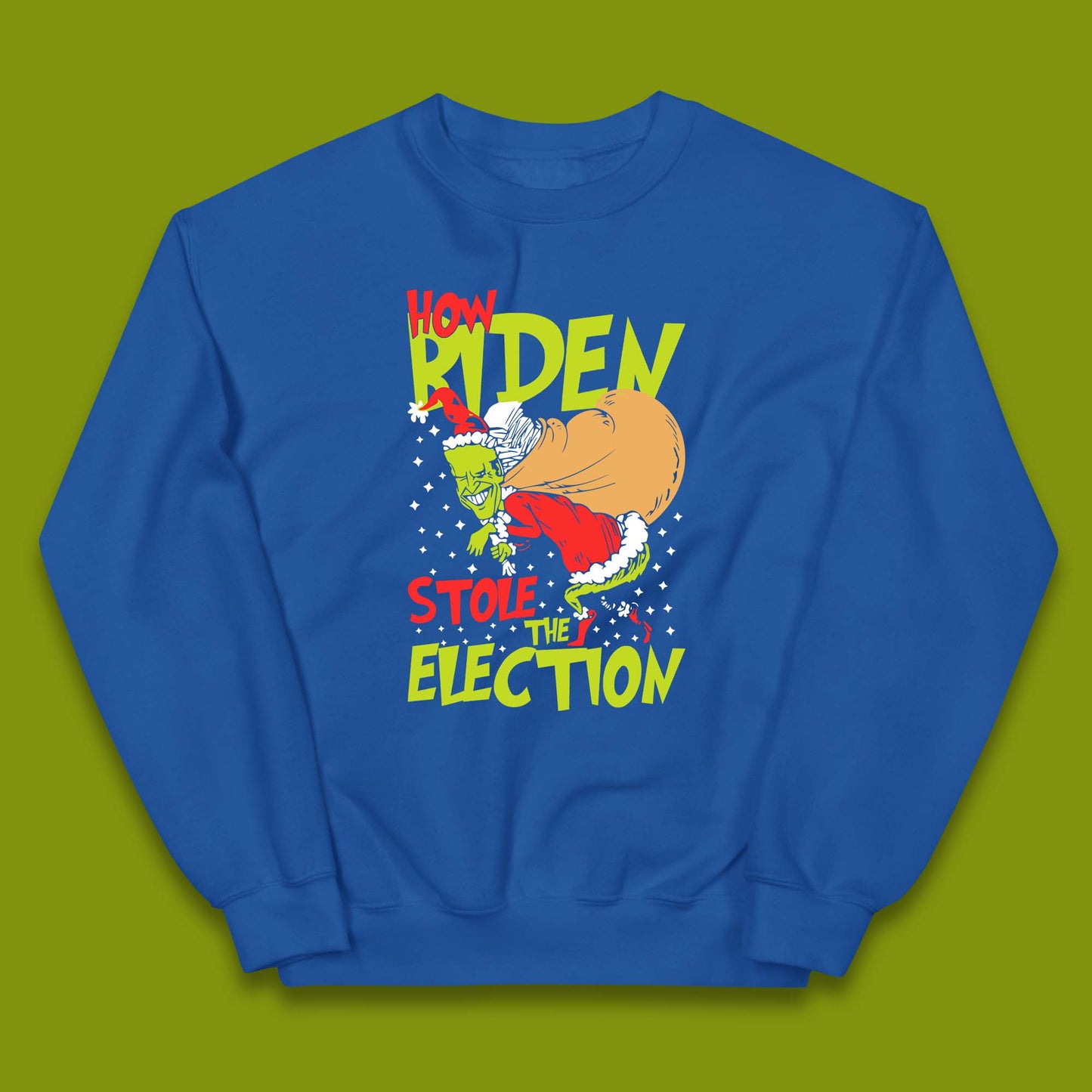 biden stole election kids jumper