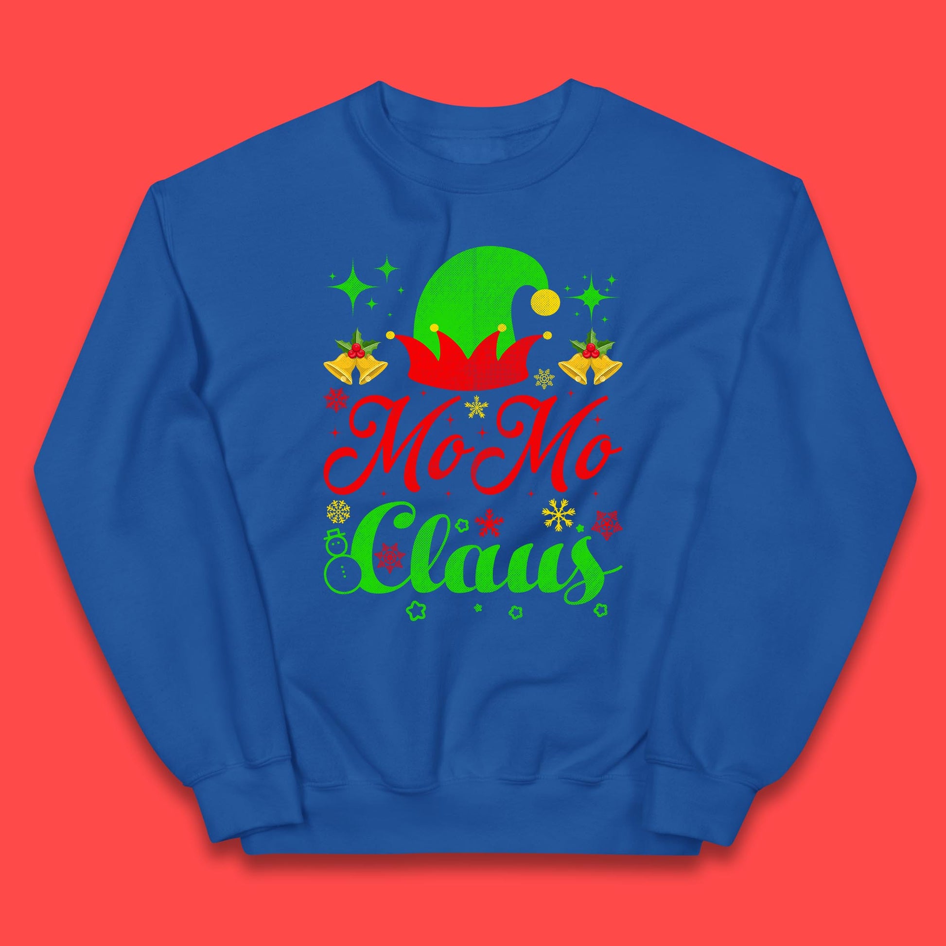 christmas momo claus elf hat jumper
