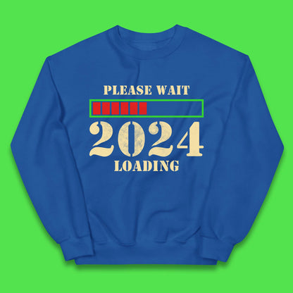 Please Wait 2024 Loading Kids Jumper