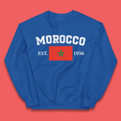 Morocco Est 1956 Kids Jumper