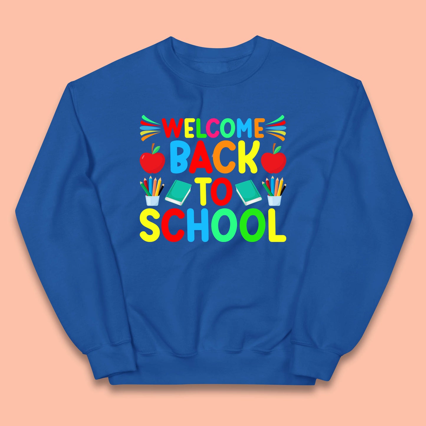 Welcome Back To School Happy First Day Of School Western School Kids Jumper