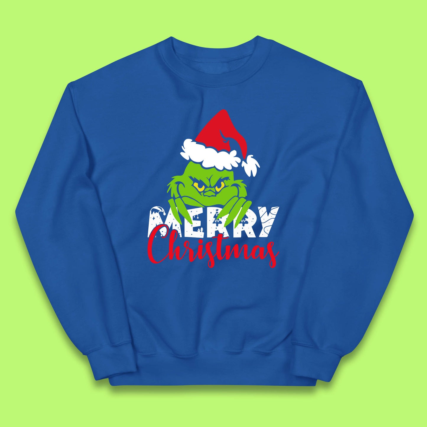 merry christmas grinch jumper