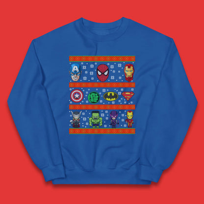 Boys Marvel Christmas Jumper