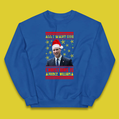 Want Prince William For Christmas Kids Jumper