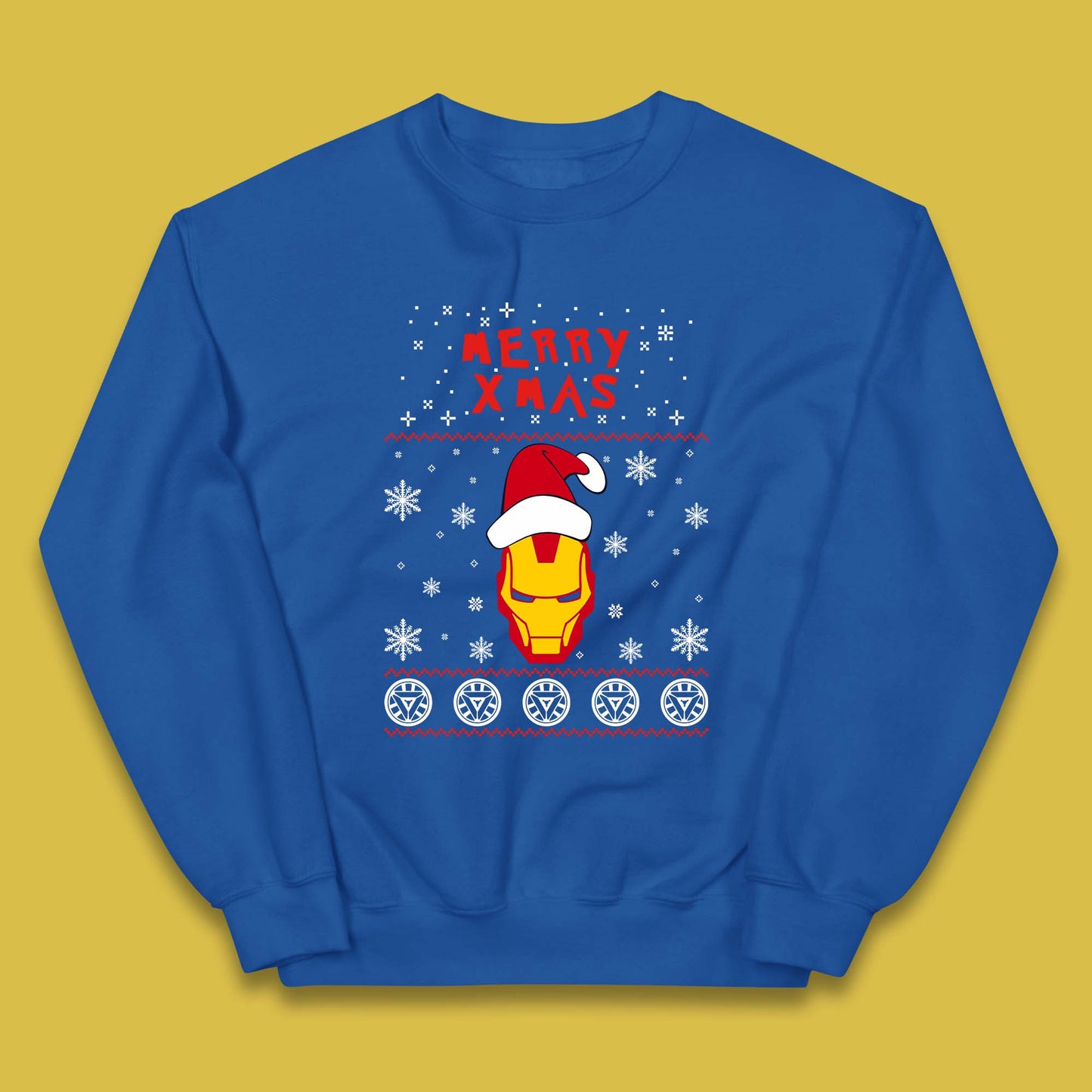 Merry Xmas Ironman Kids Jumper