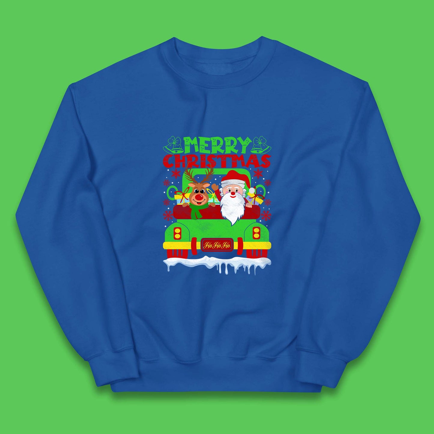 merry christmas truck jumper