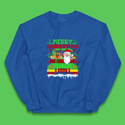 merry christmas truck jumper