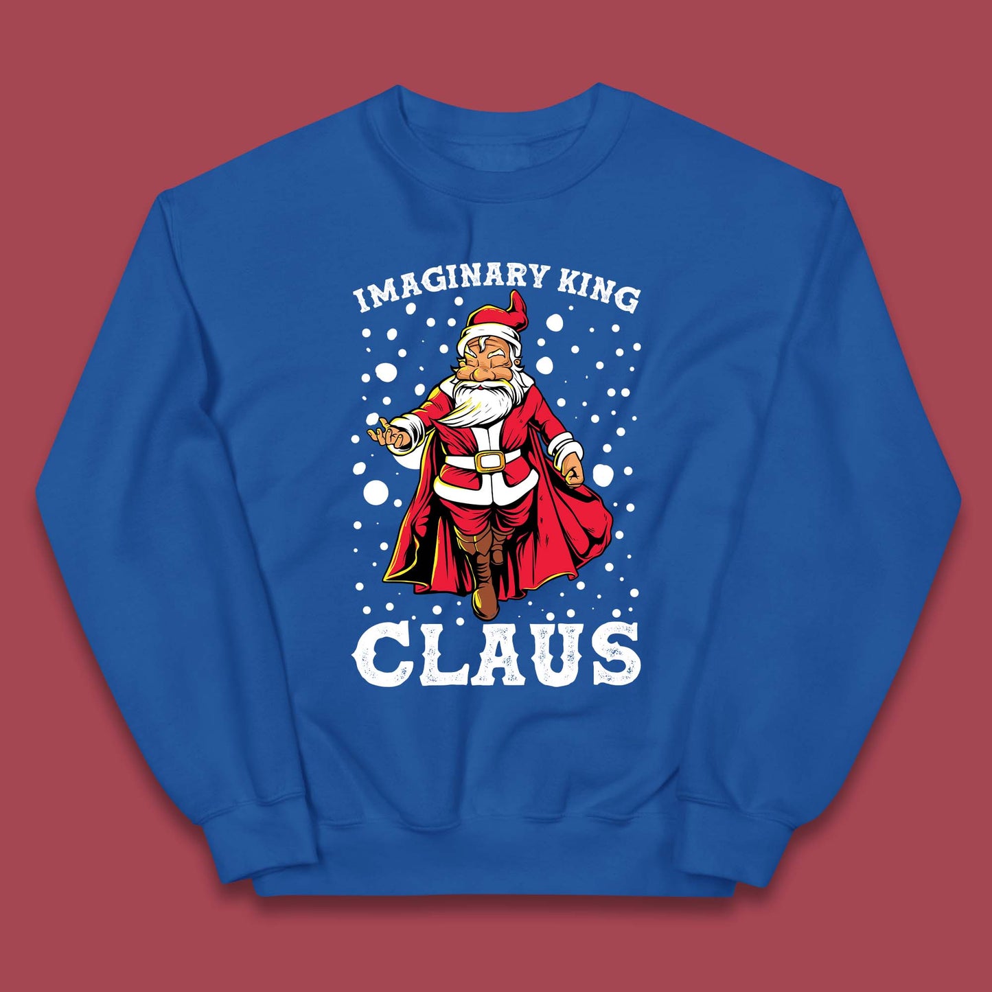 imaginary king santa christmas jumper