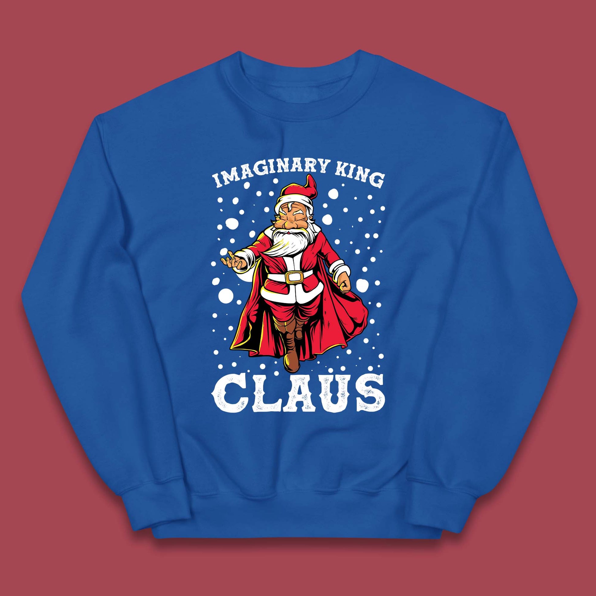 imaginary king santa christmas jumper