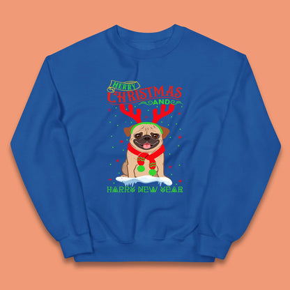 christmas pug dog jumper